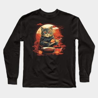 Noodle Purrfectio Long Sleeve T-Shirt